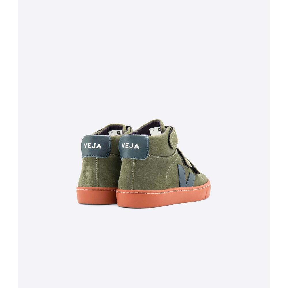 ψηλα παιδικα Veja ESPLAR MID SUEDE Ελιά | GR 694XYU